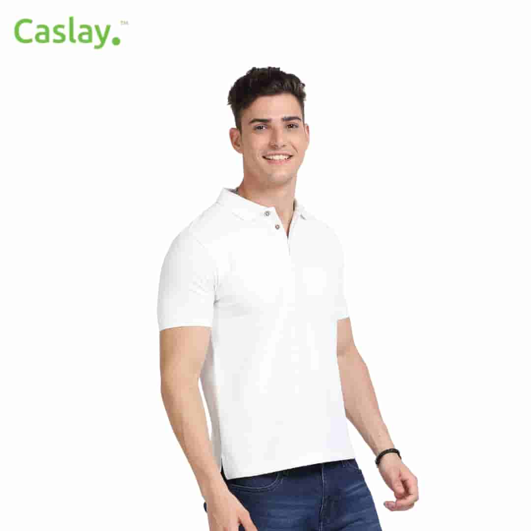 Caslay Polo T-Shirt - White