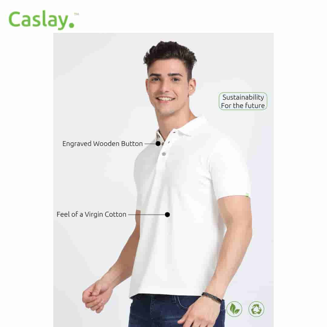 Caslay Polo T-Shirt - White