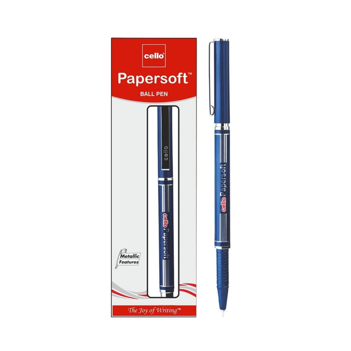 Cello Paper Soft Ball Pen Blue