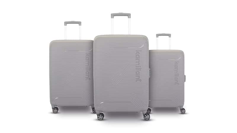 Kamiliant Nexus DW 3-Piece Luggage Set � Light Grey (55/67/77 cm)
