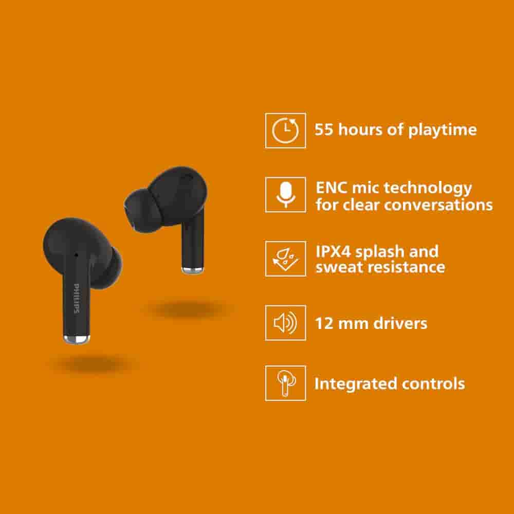 True Wireless in Ear Earbuds TAT1169BK