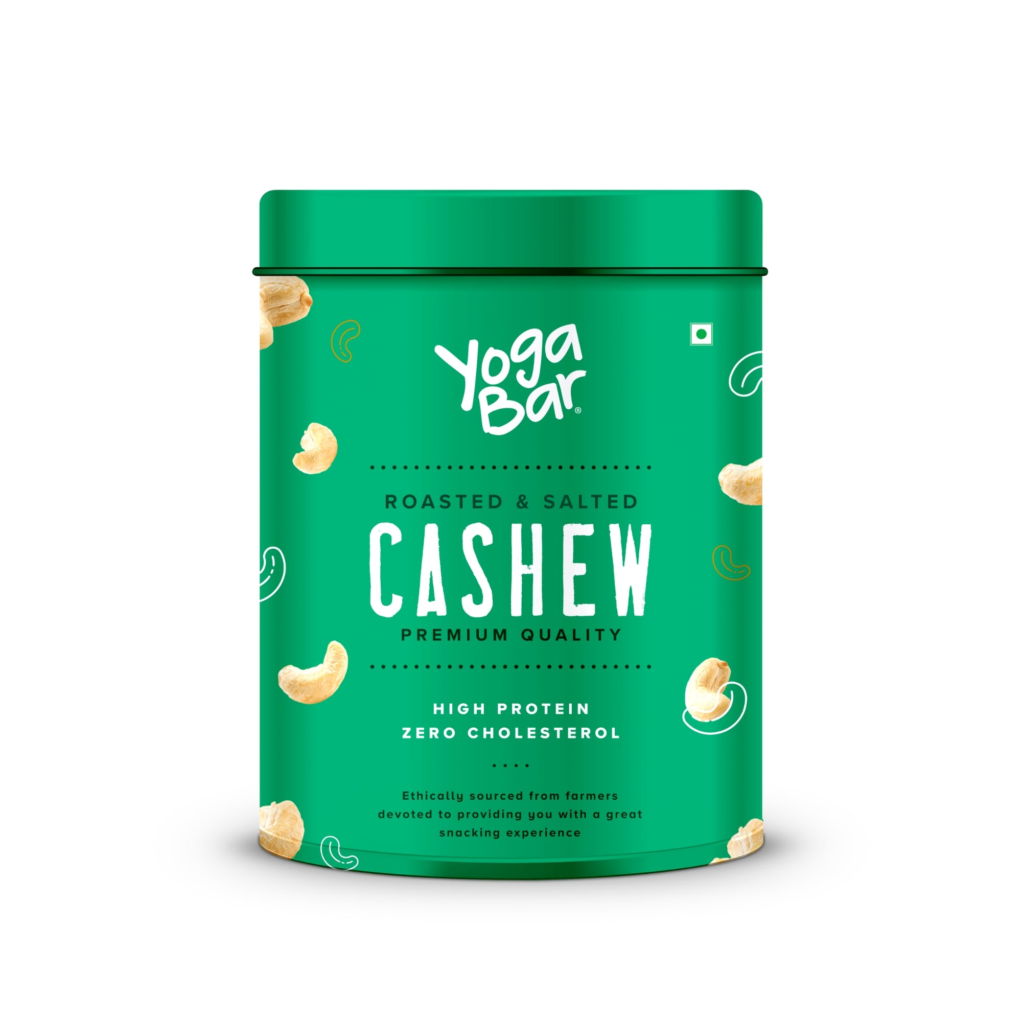 Roasted & Salted Whole Cashew in Tin Jars - 100g
